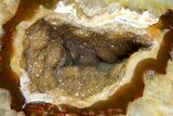 Polished Quartz Geode Egg - Madagascar #118883-1